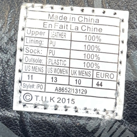 T.U.K. - Men's Western Buckle Loafer - A8652 - Black Leather Jam - Saint Laurent - Picture 13 of 15